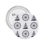 Marine-nautical-seamless-pattern-with-vintage-lighthouse-wheel 2.25  Buttons Front