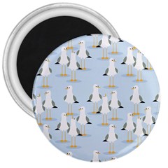 Cute-seagulls-seamless-pattern-light-blue-background 3  Magnets