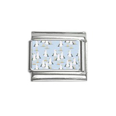 Cute-seagulls-seamless-pattern-light-blue-background Italian Charm (9mm) by Jancukart