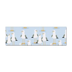 Cute-seagulls-seamless-pattern-light-blue-background Sticker Bumper (100 Pack)