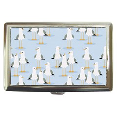 Cute-seagulls-seamless-pattern-light-blue-background Cigarette Money Case