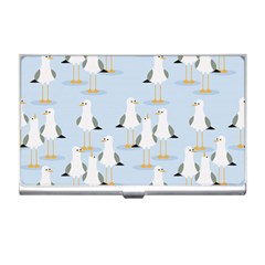 Cute-seagulls-seamless-pattern-light-blue-background Business Card Holder