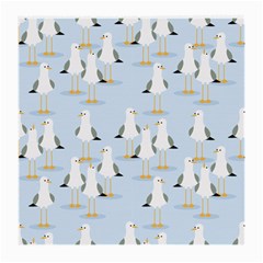 Cute-seagulls-seamless-pattern-light-blue-background Medium Glasses Cloth (2 Sides) by Jancukart