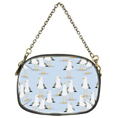 Cute-seagulls-seamless-pattern-light-blue-background Chain Purse (one Side)