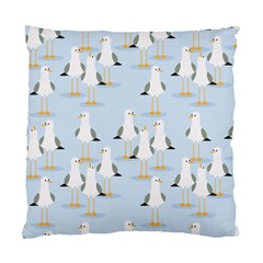 Cute-seagulls-seamless-pattern-light-blue-background Standard Cushion Case (one Side)