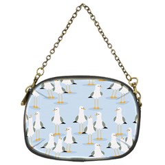 Cute-seagulls-seamless-pattern-light-blue-background Chain Purse (two Sides)