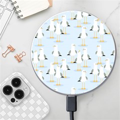 Cute-seagulls-seamless-pattern-light-blue-background Wireless Charger