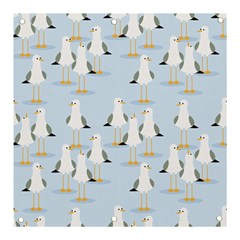 Cute-seagulls-seamless-pattern-light-blue-background Banner And Sign 3  X 3  by Jancukart