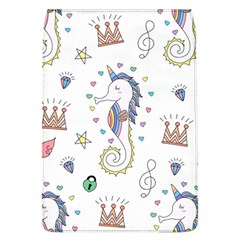 Seamless-pattern-cute-unicorn-cartoon-hand-drawn Removable Flap Cover (l) by Jancukart