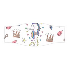 Seamless-pattern-cute-unicorn-cartoon-hand-drawn Stretchable Headband