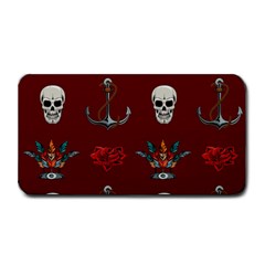 Tattoo-old-school-background-pattern Medium Bar Mat