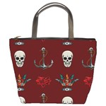 Tattoo-old-school-background-pattern Bucket Bag Front