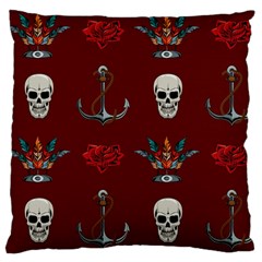 Tattoo-old-school-background-pattern Large Cushion Case (one Side)