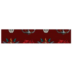 Tattoo-old-school-background-pattern Small Flano Scarf