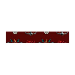 Tattoo-old-school-background-pattern Flano Scarf (mini)