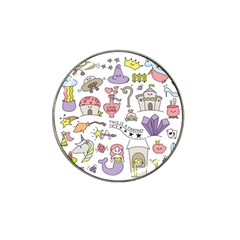 Fantasy-things-doodle-style-vector-illustration Hat Clip Ball Marker