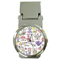 Fantasy-things-doodle-style-vector-illustration Money Clip Watches