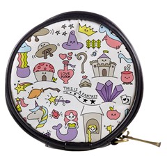 Fantasy-things-doodle-style-vector-illustration Mini Makeup Bag