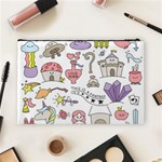 Fantasy-things-doodle-style-vector-illustration Cosmetic Bag (Large) Back