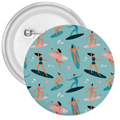 Beach-surfing-surfers-with-surfboards-surfer-rides-wave-summer-outdoors-surfboards-seamless-pattern- 3  Buttons by Jancukart