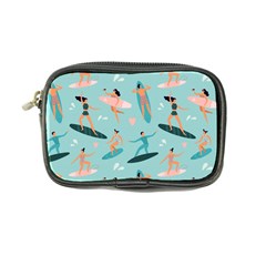 Beach-surfing-surfers-with-surfboards-surfer-rides-wave-summer-outdoors-surfboards-seamless-pattern- Coin Purse