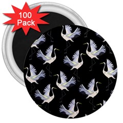 Crane-pattern 3  Magnets (100 pack)