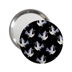 Crane-pattern 2.25  Handbag Mirrors