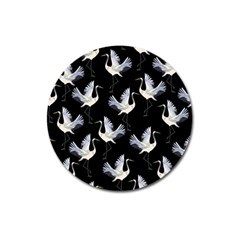 Crane-pattern Magnet 3  (Round)