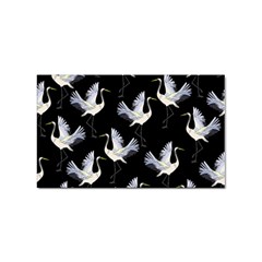 Crane-pattern Sticker Rectangular (100 pack)