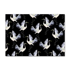 Crane-pattern Sticker A4 (10 pack)