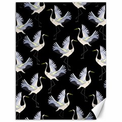 Crane-pattern Canvas 12  x 16 