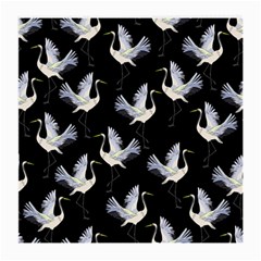 Crane-pattern Medium Glasses Cloth