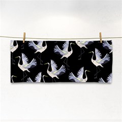 Crane-pattern Hand Towel