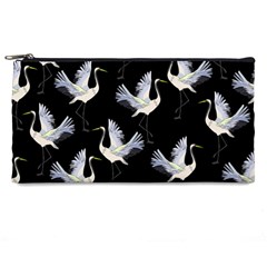 Crane-pattern Pencil Case