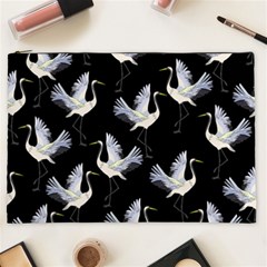 Crane-pattern Cosmetic Bag (XXL)