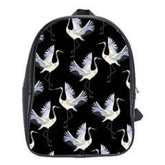 Crane-pattern School Bag (xl) by Jancukart