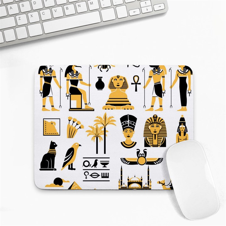 Egypt-symbols-decorative-icons-set Small Mousepad