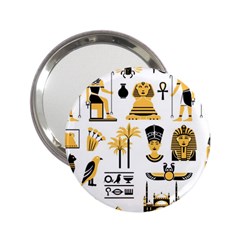 Egypt-symbols-decorative-icons-set 2 25  Handbag Mirrors by Jancukart