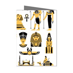 Egypt-symbols-decorative-icons-set Mini Greeting Cards (pkg Of 8)