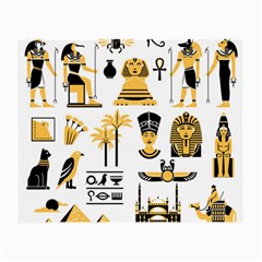 Egypt-symbols-decorative-icons-set Small Glasses Cloth