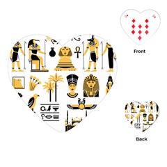 Egypt-symbols-decorative-icons-set Playing Cards Single Design (heart)