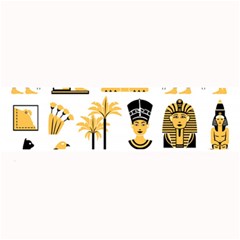 Egypt-symbols-decorative-icons-set Large Bar Mat by Jancukart