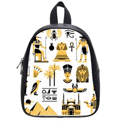 Egypt-symbols-decorative-icons-set School Bag (small) by Jancukart