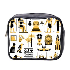 Egypt-symbols-decorative-icons-set Mini Toiletries Bag (two Sides)