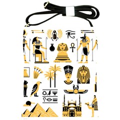 Egypt-symbols-decorative-icons-set Shoulder Sling Bag