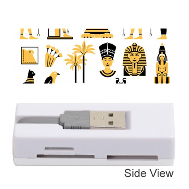 Egypt-symbols-decorative-icons-set Memory Card Reader (Stick)