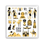 Egypt-symbols-decorative-icons-set Memory Card Reader (Square) Front