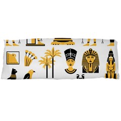 Egypt-symbols-decorative-icons-set Body Pillow Case Dakimakura (two Sides) by Jancukart