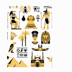 Egypt-symbols-decorative-icons-set Small Garden Flag (two Sides)