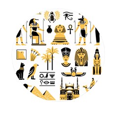 Egypt-symbols-decorative-icons-set Mini Round Pill Box (pack Of 3) by Jancukart